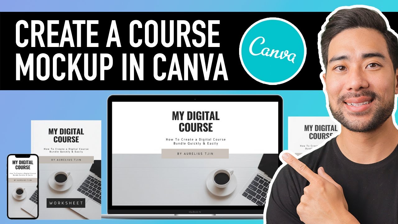 How To Create an Online Course Bundle Mockup Image