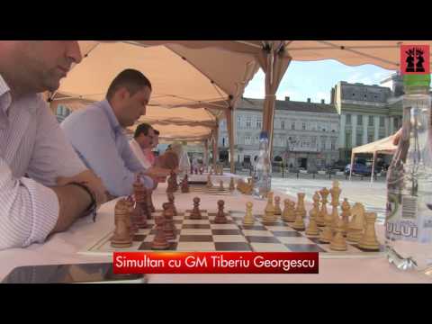 Arad Open - Festivalul International de Sah Arad, Simultan cu GM Tiberiu Georgescu