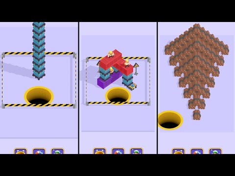 Hole Hungry All Levels 1-50 Game Walkthrough IOS - Gameplay