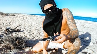 Solo Camping With Just The Basics And No Food | Living From The Ocean - Ep 58 Part 2