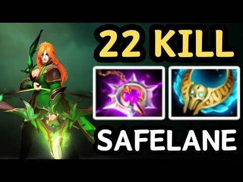 🔥 CRAZY 22 KILL WINDRANGER SAFELANE !!! INSANE CARRY 🎯 | DOTA 2 🔥