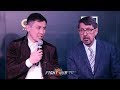 GENNADY GOLOVKIN ASKED IF HE WILL FIGHT DMITRY BIVOL OR CALLUM SMITH AT 168LBS