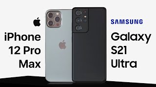 БИТВА ТИТАНОВ: Samsung Galaxy S21 Ultra vs iPhone 12 Pro Max / ОБЗОР / СРАВНЕНИЕ / КАМЕРА / ИГРЫ фото