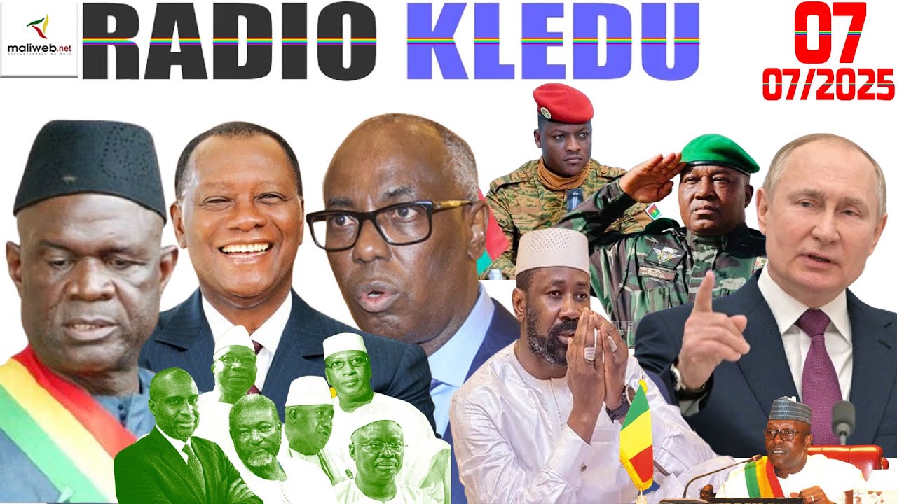 La Revue de Presse de la RADIO KLEDU du 08 Juillet 2025