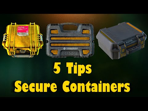 5 TIPS FOR SECURE CONTAINERS (ALPHA/GAMMA/KAPPA) | Escape From Tarkov Beginners Guide