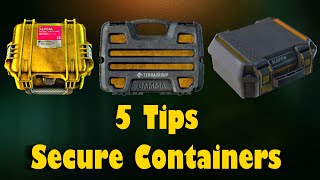 5 TIPS FOR SECURE CONTAINERS (ALPHA/GAMMA/KAPPA) | Escape From Tarkov Beginners Guide