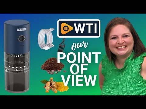 ICUIRE Coffee Grinder For Beans - WTI product video review