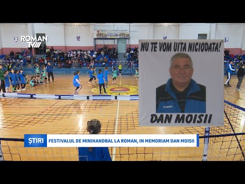 Festivalul de minihandbal la Roman, in memoriam Dan Moisii