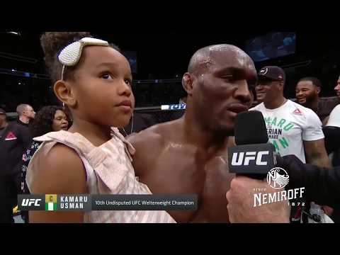 UFC Fighters React To Kamaru Usman Dominating Tyron Woodley In UFC 235 Welterweight Title Fight