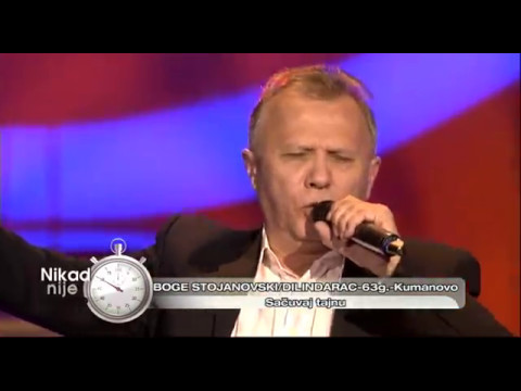 Boge Stojanovski Dilindarac - Sacuvaj tajnu - (live) - Nikad nije kasno - EM 09 - 27.11.2016