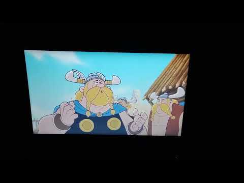 Asterix and the Vikings cacofonix scare the Vikings away with his song
