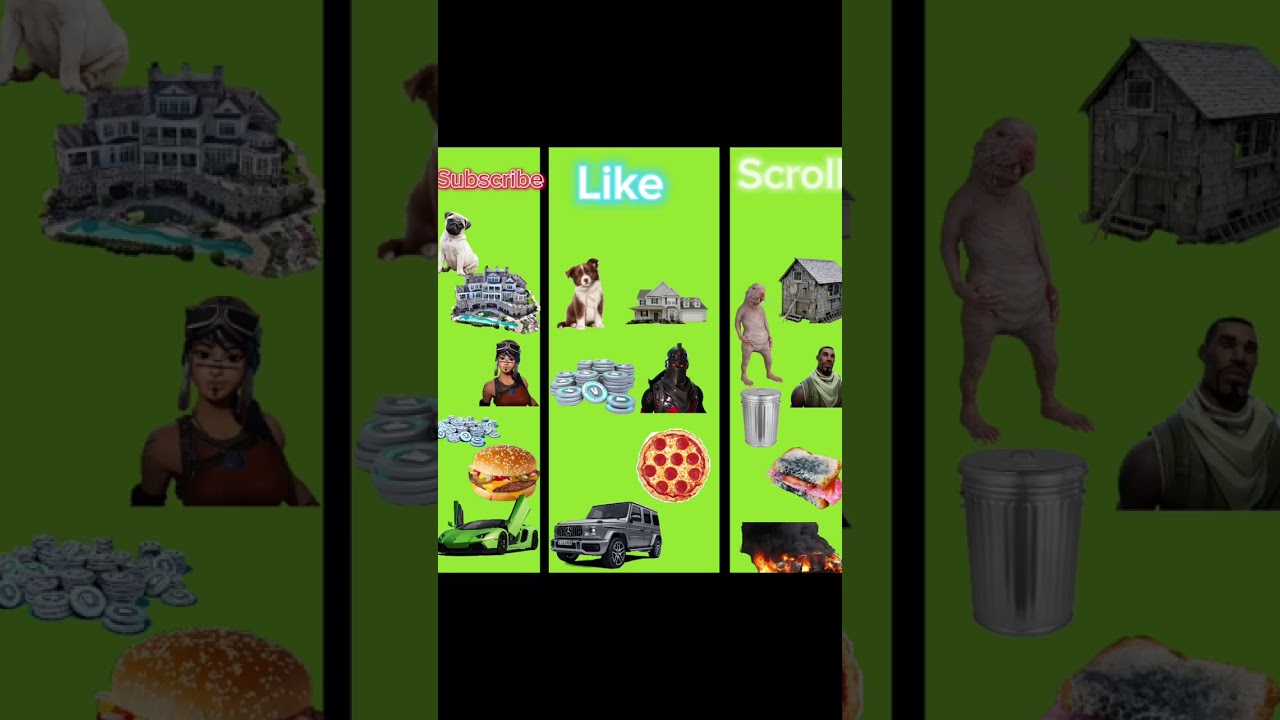 Scroll like or subscribe which one will you pick