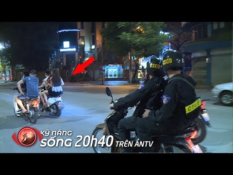 Cảnh sát cơ động làm gì khi gặp dân chơi đêm | What Vietnamese police do at night | 出門見警察怎麼辦?