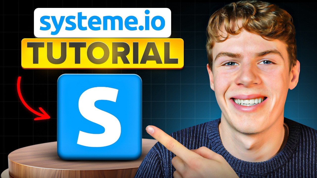 Systeme.io platform walkthrough — click to play