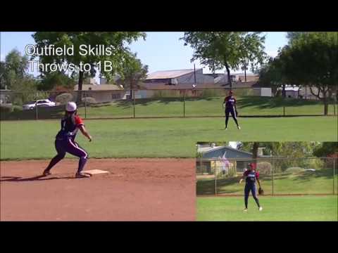 Thereza Felix Softball Skills Video 2017 Outfield