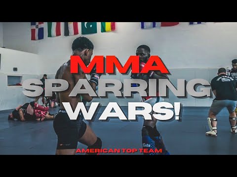 MMA SPAR WARS! AMERICAN TOP TEAM MMA SPARRING #boxing #muaythai #mma #kickboxing #bjj #sparring