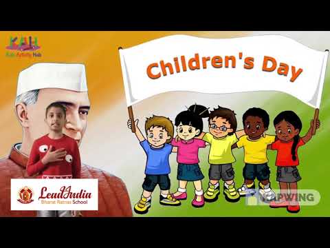 Children's Day details and online celebration experience by Sai Yatharth - Grade 5, LIBR School