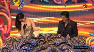 SRK &amp; Katrina Best Romantic Couple _ Big Star Awards 2012