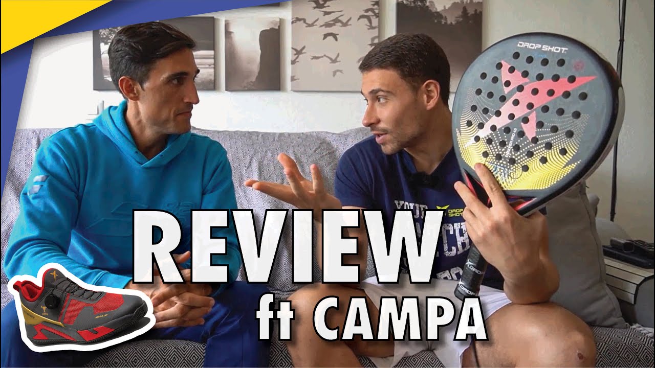 LA PALA DEL TORO LUCAS CAMPAGNOLO! DROP SHOT EXPLORER 4.0 Y SUS ZAPATILLAS !