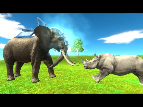 Rocket Ellie vs Modern Mammals - Animal Revolt Battle Simulator