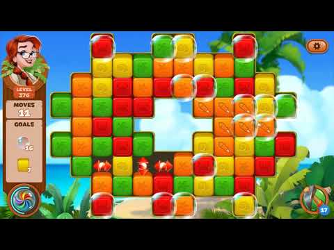 Lost Island: Blast Adventure - Level 376 (No Boosters) HD