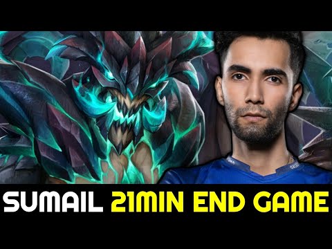 SUMAIL Outworld Destroyer — No Mercy 21min End Game 7.32d Dota 2
