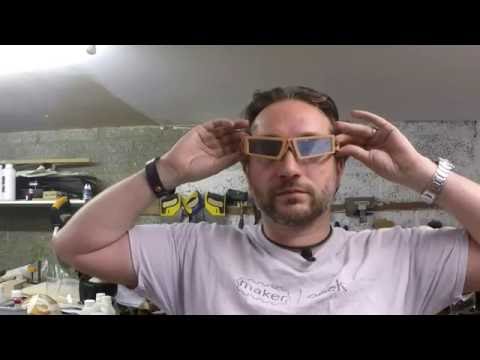 From CAD to Face - Custom designed wooden sunglasses