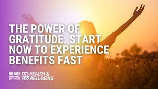 The Power of Gratitude: Start Now to Experience Benefits Fast | Jennifer Joy Jiménez