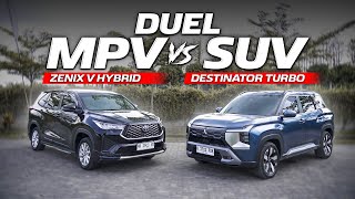 Download lagu MARI KITA ADU: MITSUBISHI DESTINATOR VS TOYOTA INNOVA ZENIX HYBRID! mp3