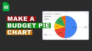 How to Make a Budget Pie Chart in Google Sheets | Easy Expense Chart Tutorial