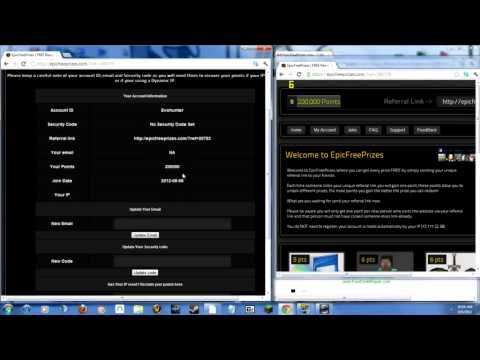 comment gagner des point sur epicfreeprizes