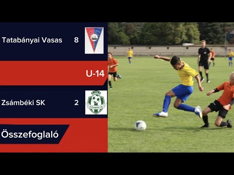 1. forduló | Tatabányai Vasas 8 - 2 Zsámbéki SK | U-14 | Összefoglaló |