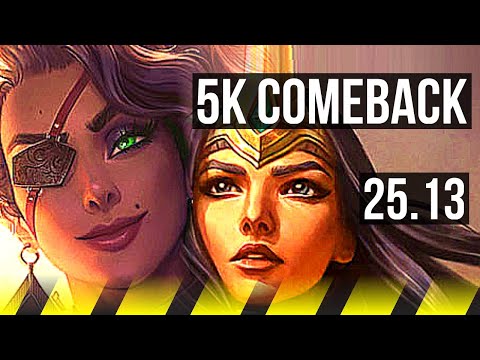 SAMIRA & Nautilus vs SIVIR & Soraka (ADC) | 5k comeback | KR Diamond | 25.13
