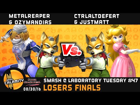 S@LT #47 | CtrlAltDefeat & JustMatt vs MetalReaper & Ozymandias - Losers Finals - SSBM Doubles