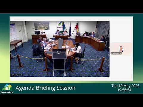 Town of Bassendean Special Council Meeting & Briefing 19 May 2026