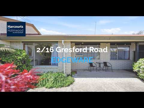 2/16 Gresford Street, Edgeware, Christchurch, Canterbury, 2 Bedrooms, 1 Bathrooms, House