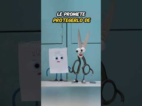 "Rock, Paper, Scissors: A Lesson in Friendship and Courage" #youtubeshorts