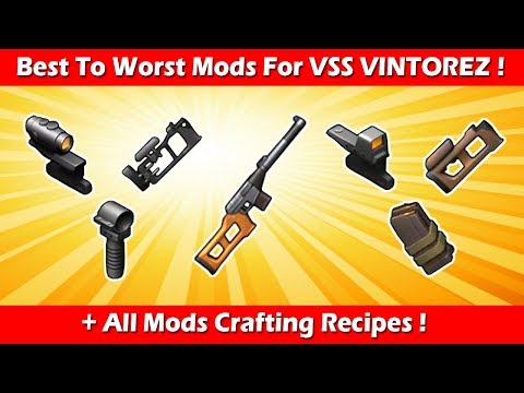 Best & Worst Mods For "VSS Vintorez" With Crafting Recipes! Last Day On Earth Survival