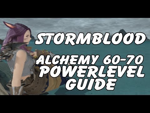 FFXIV Alchemy 60-70 Powerlevel Guide - Leves, Collectables & Resources