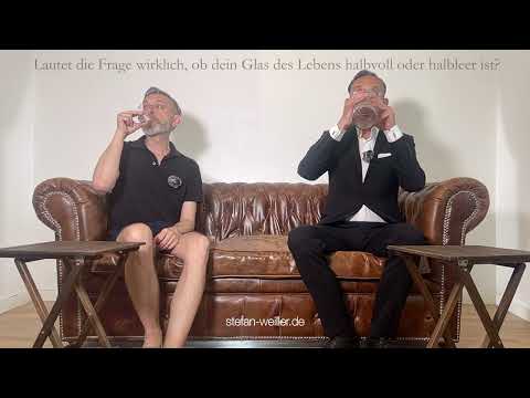 Halbleer? Halbvoll? Die alte Frage. Stefan Weillers Selbstgespräche über Leben und Tod