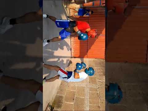 esparring de jairo cuba vs erick rojas