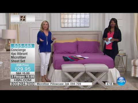 HSN | Concierge Collection Bedding 05.08.2017 - 06 AM