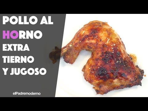 POLLO al HORNO super tierno y jugoso | Receta Fácil