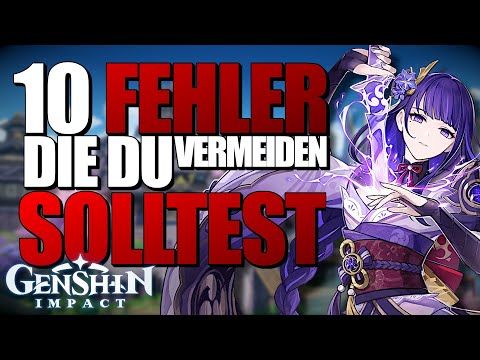 10 MISTAKES you should absolutely avoid in Genshin Impact! | TIPS and TRICKS | Genshin Impact