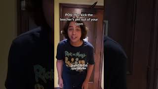 Download lagu POV: You kick the teacher’s pet out of your room #comedy #teacherspet #satire #pov #school mp3 Download lagu POV: You kick the teacher’s pet out of your room #comedy #teacherspet #satire #pov #school mp3