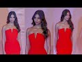 Jawan Shahrukh Khan Daughter Suhana Khan Looks Red Chilli In Red Dress At Beauty Products Launch