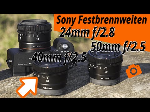 Mini G - Kleiner, leichter, Sony?  "Mini" E-Mount Objektive 24mm, 40mm & 50mm im ersten Praxischeck!