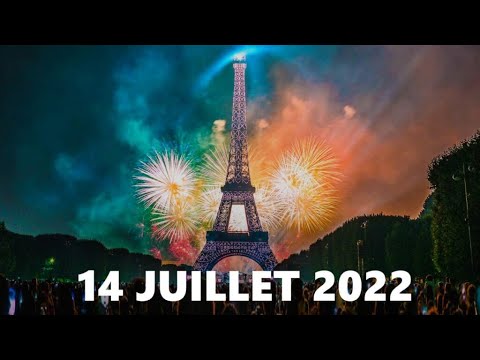 14 Juillet 2022 // Le traditionnel feu d'artifice tiré depuis la Tour Eiffel
