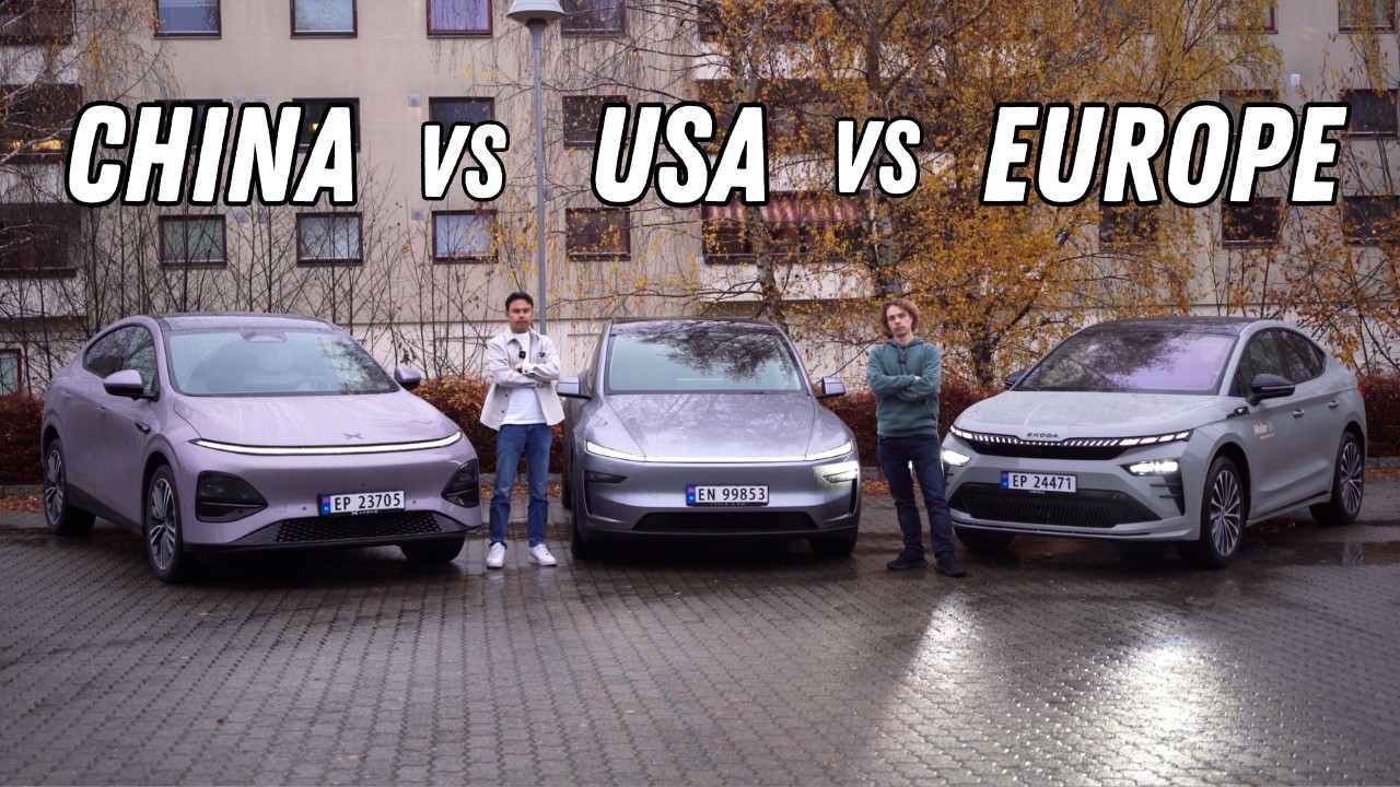 3 electric vehicles from Europe, Asia, and America compared head to head
