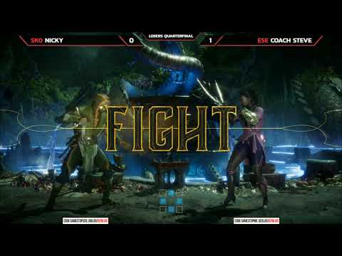 Mortal Kombat 11 - Nicky (Scorpion) vs Coach Steve (Jacqui) - NLBC 171